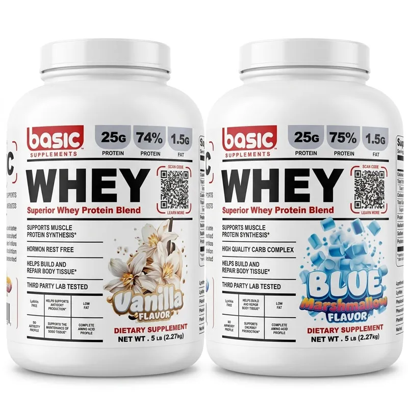  پودر پروتئین وی بیسیک اصل Basic Whey 2.27kg